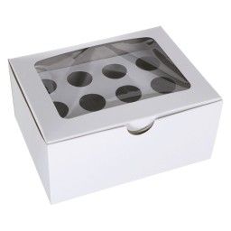 CONE BOX NO DESIGN - 12 CONES (25/PKG)