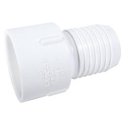 ADAPTER INSERT SOC WHITE PVC - 2" (INS X COL)