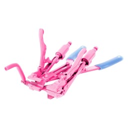 MINI TUBING INSTALLATION PLIER 3/16" TUBE W/ AUTO TENSION ADJUSTABLE W/ CUTTER - PINK