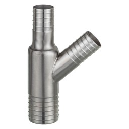 "Y" REDUCER SS FITTING - 1'' X 3/4'' X 3/4" (INS X INS)