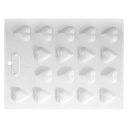 HARD CANDY MOLD - HEART - 18 CAVITIES