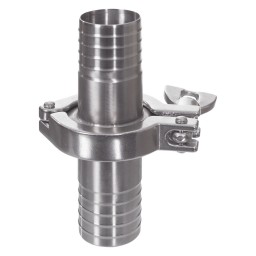 QUICK CLAMP FITTING - 1 1/4" INSERT - CLAMP 1 1/2" - SS