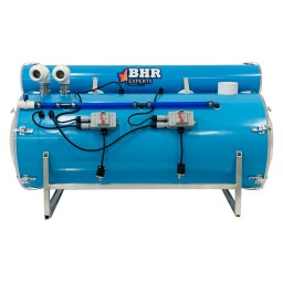 SUBM.PUMP REL.HORIZ. - 18 000 TAPS - 18"X48" - MNFLD6"X52" - IN 15X1 1/4"-FLOAT-2X50GPM-CLEAN.SYST.
