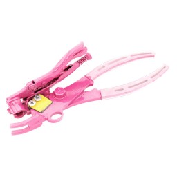 COMPACT FITTING INSERT PLIERS 3/16" W/ VISE GRIP 4WR AND LATERAL CUTTER - PINK