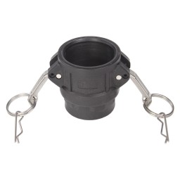 CAMLOCK ADAPTER POLYPROPYLENE - PART D - 2"