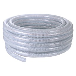 BRAIDED PVC CLEAR HOSE - 3/4" - 150 PSI (PER FOOT)