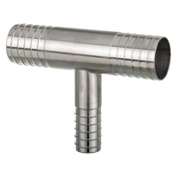 "T" SS FITTING - 1 1/4" X 1 1/4" X 3/4'' (INS X INS)