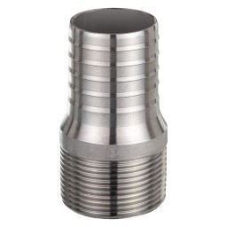 THREADED ADAPTER SS - 1/2" X 1/2" (MNPT X INS)