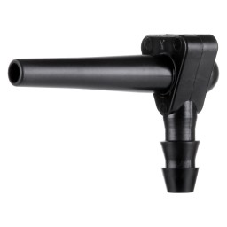 SAP SPOUT "PLASTECH CHALUMO" 1/4" - BLACK (100/PKG)