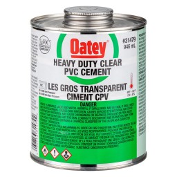 HEAVY DUTY CLEAR PVC GLUE - 946 ML
