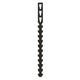 BLACK STRAP 3/8"X 5 1/4" BULK