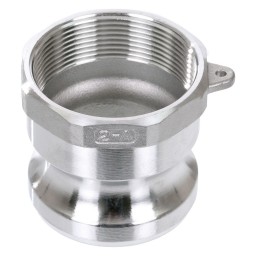 CAMLOCK ADAPTER STAINLESS STEEL - PART A - 2"