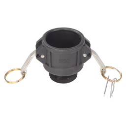 CAMLOCK ADAPTER POLYPROPYLENE - PART B - 2"