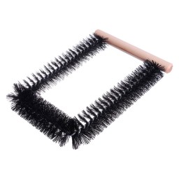 FLUE PAN "U" BRUSH BLACK NYLON - 2" X 10"
