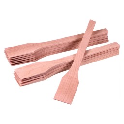 WOOD TAFFY SPATULA - 10" (12/PKG)