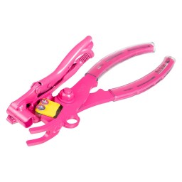 COMPACT FITTING INSERT PLIERS 5/16" W/ VISE GRIP 4WR AND LATERAL CUTTER - PINK