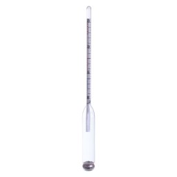 HYDROMETER 50-71 BRIX W/ HOT/COLD LINES - 0.2 BRIX SUBDIVISIONS - 12"