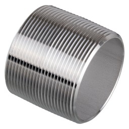 NIPPLE SCHEDULE 40 MALE THREADED SS 316 - 2" X CLOSE (MNPT X MNPT)