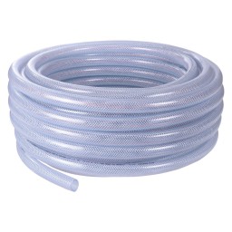 BRAIDED PVC CLEAR HOSE - 2" - 75 PSI (PER FOOT)
