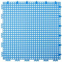 RIBBED 0.008" GRID TILE - 12" X 12" - ROYAL BLUE