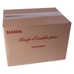 SHIPPING BOX - BROWN FOR CANS - 24 X 540 ML (25/PKG)