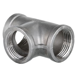 "T" ADAPTER FEMALE THREADED SS 316 - 2" (FNPT X FNPT)