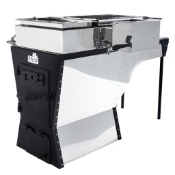 Front evaporator pans