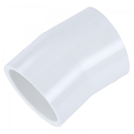 COUDE 11 1/4° COLLÉ PVC BLANC - 2" (COL X COL)