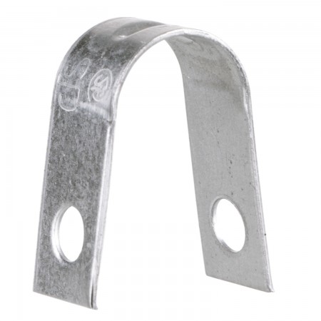 STAKE CRAMP 3/8" X 1" - 2 HOLES - GALVANIZED (100/PKG)