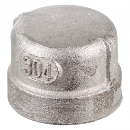 CAP FEMALE THREADED SS 316 - 3/8" (FNPT)