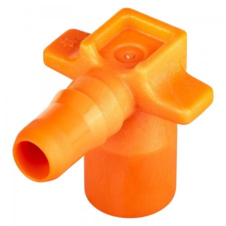 ORANGE SPOUT ADAPTOR 90° (ELBOW) (100UN/PK)