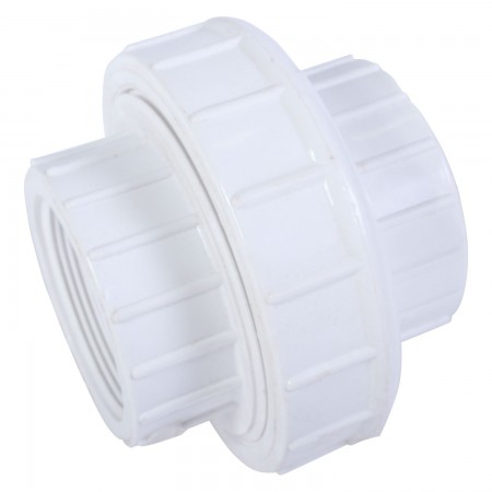 UNION FILETÉE DÉMONTABLE - JOINT BUNA-N PVC BLANC - 1 1/2" (FNPT X FNPT)