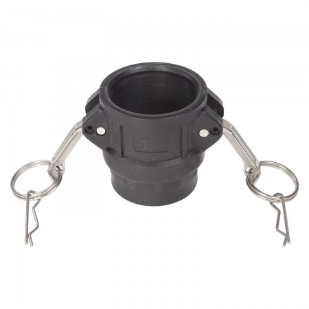 CAMLOCK ADAPTER POLYPROPYLENE - PART D - 1 1/4"