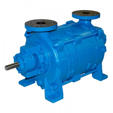 POMPE ANNEAU LIQUIDE DOUBLE STAGE - 5 HP - 3 PH - 75 CFM - ASS'É MOTEUR - 7500 ENT.