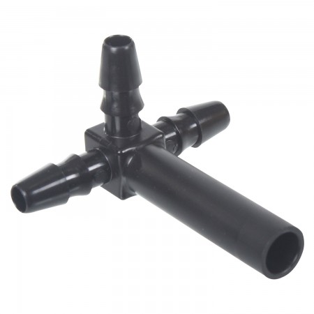 T-CAP LONG CONNECTOR - 5/16 X 5/16 BLACK - (100UN/PKG)