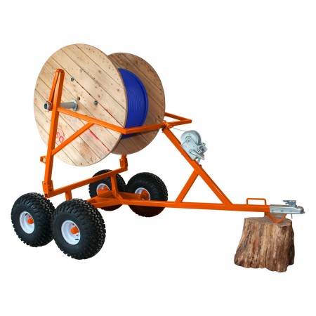 TRAILER REEL FOR MAINLINE TANDEM - 47" WIDE X 60" DIAMETER - ORANGE