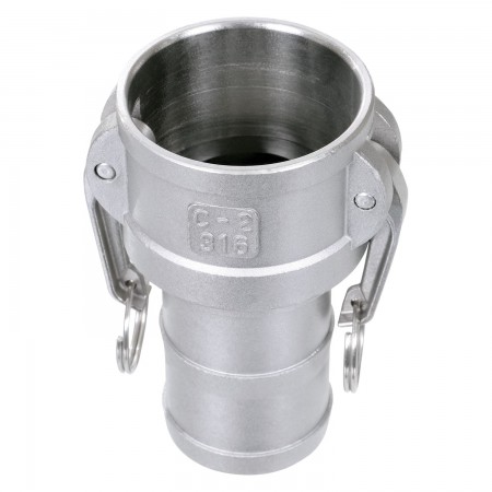 CAMLOCK ADAPTER STAINLESS STEEL - PART C - 1 1/2"