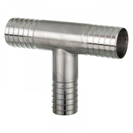 "T" SS FITTING - 1 1/2'' X 1 1/2" X 1 1/4'' (INS X INS)