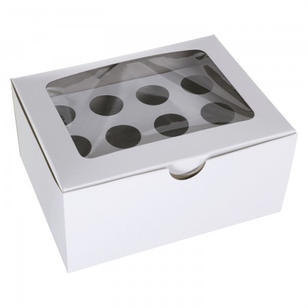 CONE BOX NO DESIGN - 12 CONES (25/PKG)