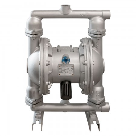 POMPE À DIAPHRAGME PNEUMATIQUE INOX 316 - 35 GPM - 99 PSI - 60 PI CU
