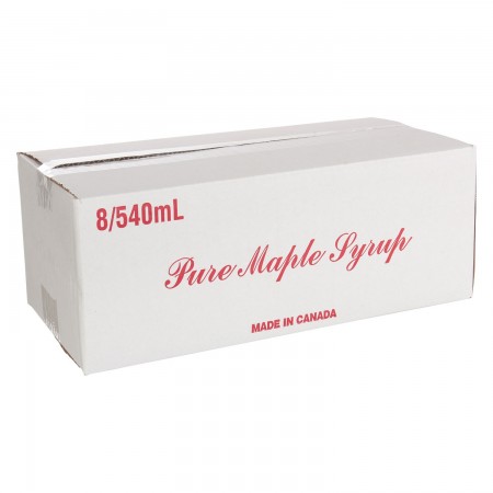 BOÎTE DE RÉEXPÉDITION BLANCHE POUR CANNES - 8 X 540 ML (25/PQT)