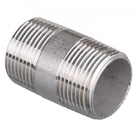 NIPPLE SCHEDULE 40 MALE THREADED SS 316 - 1" X 2" (MNPT X MNPT)
