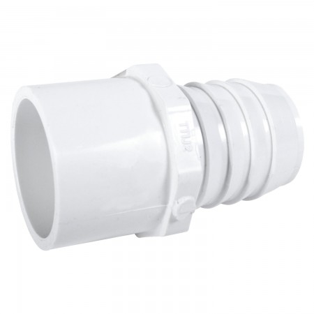 ADAPTER INSERT SPIGOT WHITE PVC - 1 1/2" (INS X SPIG)