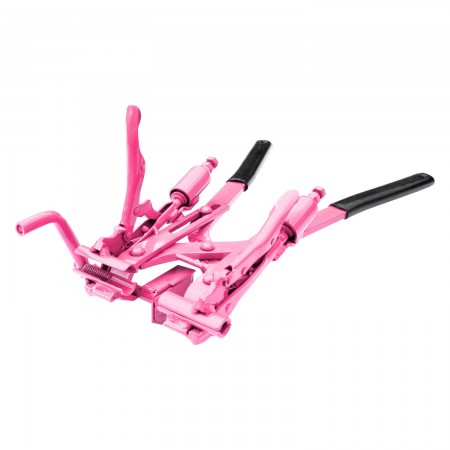 DELUXE TUBING INSTALLATION PLIER 5/16" TUBE W/ AUTO TENSION ADJUST W/ CUTTER - PINK