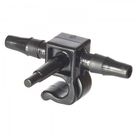 BLACK END LINE FITTING 3/16 (100UN/PK)