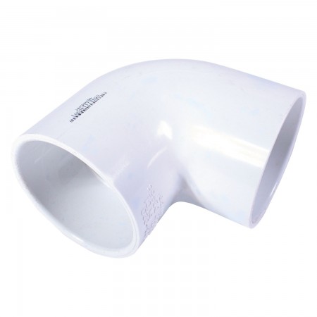 ELBOW 90° SOC WHITE PVC - 2"