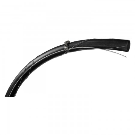 MAINLINE 1" BLACK - LASHED WITH #9HC GALV WIRE AND 0.045" SS LASHING WIRE - PER FOOT