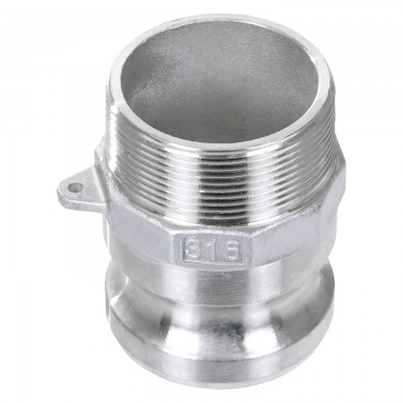 CAMLOCK ADAPTER STAINLESS STEEL - PART F - 2"