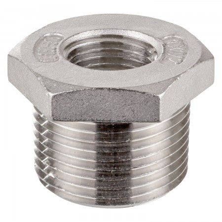 REDUCER MALE/FEMALE THREADED SS 316 - 1 1/4" X 3/4" (MNPT X FNPT)