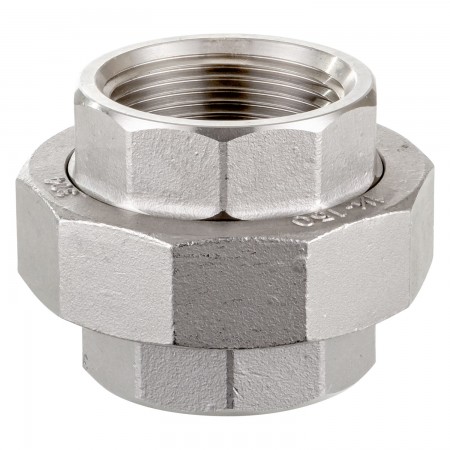 UNION DISMOUNTABLE FEMALE/FEMALE THREADED SS 316 - 1 1/2" (FNPT X FNPT)